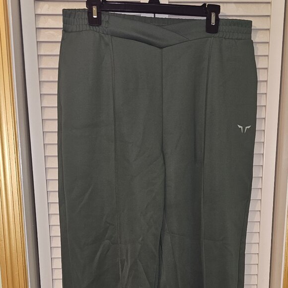 Squat Wolf V Waist Wide Leg Pants Black size XL - Picture 1 of 3